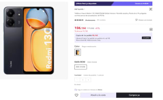 Xiaomi Redmi 13C 8GB/256GB Global Version por 106.15€ (Cuenta Nueva 94.15€)