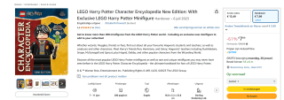 LEGO Harry Potter Character Encyclopedia New Edition met exclusieve minifiguur voor €7,99 bij Amazon