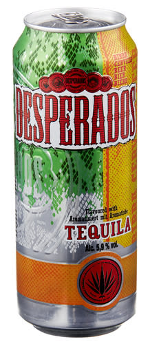 Blikje Desperados (25cl) voor €0,79