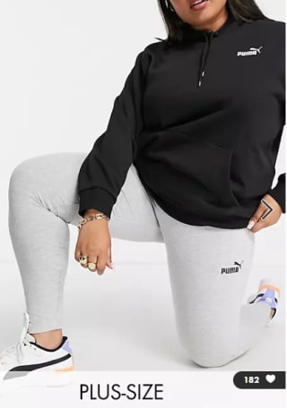 Leggings grises de PUMA Plus Essentials por 9,59€