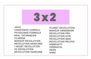 3×2 en Multimarcas desde Maquillalia.