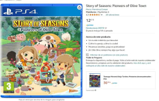videojuego para PS4 Story of Seasons: Pioneers of Olive Town por 12,67€