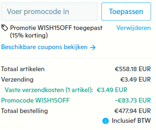 Refurbished iPhone 13 Pro Max 128GB Sierra Blue voor €474,46 dmv code bij Wish