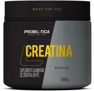 Creatina Monohidratada de 300g da Probiótica - R$ 127,72