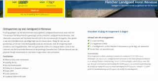 3 dagen Landgoed Renesse incl 2 x ontbijt en 1 diner voor €158 voor 2 personen