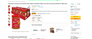 8 unidades Crema para untar Lotus Biscoff por solo 10.96€