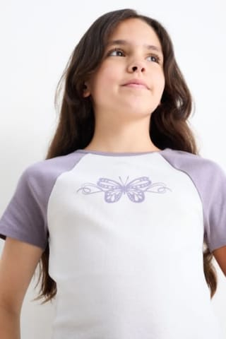Kinder Vlinder - T-shirt voor €2,99 bij C&A