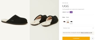 Ugg heren pantoffels met 50% korting bij De Bijenkorf