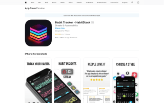 Habit Tracker HabitStack app para IOS Gratis