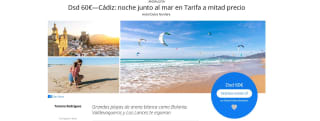 Cádiz: noche junto al mar en Tarifa desde 60€ para dos
