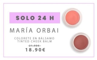 Colorete en Bálsamo María Orbai por 18,90€.