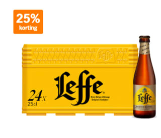 Leffe Blond bier voor €15,99 bij AH
