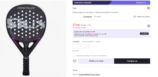 Pala de Padel Siux Ibai Edition. Pala Exclusiva edition Ibai Llanos por 27.55€ (Cuenta Nueva 17.55€)