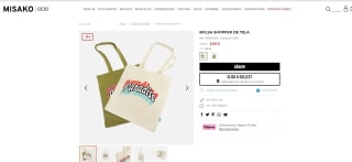 Bolsa shopper de tela por 3€
