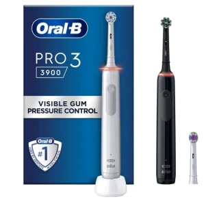 Oral-B Pro 3 3900 Dual Cepillos De Dientes Eléctricos Pack Negro y Blanco por 43.98€