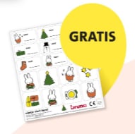 Gratis Nijntje stickervel ophalen bij Bruna