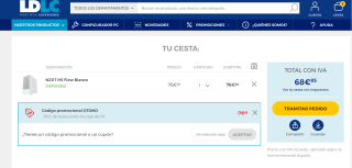 NZXT H5 Flow Blanca Caja PC E-ATX por solo 68,85€