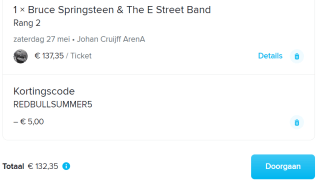 Ticketswap kortings code voor €5 korting op een ticket