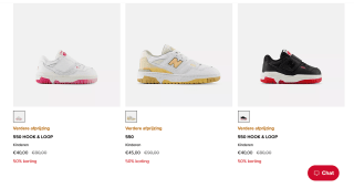 Tot 50% korting tijdens de New Balance outlet