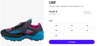 Zapatillas de Trail Running para Mujer CMP Helaine por 43€