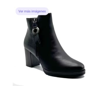 JZ Hermamos Botín con cremallera y detalle texturizado para mujer por 24,99€