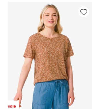 Diverse Dames t-shirt's vanaf €3 bij de Hema