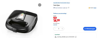 Silvercrest Kitchen Tools Tosti-ijzer voor €14,99 in de Lidl webshop