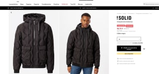 Cazadora entretiempo !SOLID Hombre por 38,70€