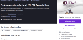 Gratis 120 Preguntas de práctica ITIL V4 Foundation