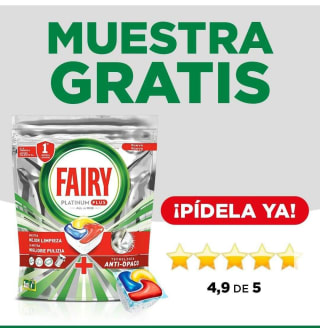 Muestra gratis de Fairy Platinium Plus envio a domicilio