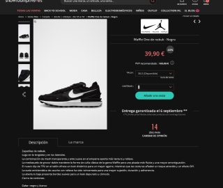 Zapatillas Nike Waffle One SE de Nobuk Hombre por solo 39,90€