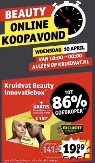 Kruidvat beauty innovatiebox €19,99
