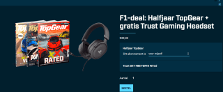Abonnement Halfjaar TopGear (6 nummers) + Trust GXT 498 FORTA headset voor €39 bij Topgear