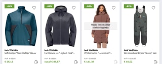Tot 75% korting op alles van Jack Wolfskin bij Limango