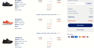 Tot 30% extra korting tijdens de Asiscs Outle