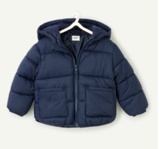 Doudoune à capuche bleu - 3 à 36 mois 13,79€