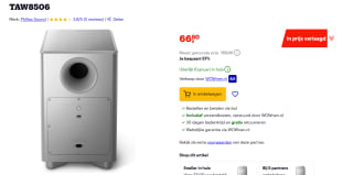 Philips TAW8506/10 DTS Play-Fi draadloze Subwoofer voor €66,80 bij Bol