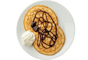 Tortitas con nata y sirope 2 unidades po 2,49€ en Ikea