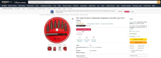 Jogo De Bits E Adaptador Magnético com 7 peças - R$ 7,26