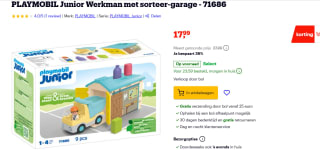 Playmobil Ladingwagen met sorteer-garage voor €17,99 bij Bol