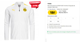 Chaqueta de Chandal de Hombre Puma Borussia Dortmund BVB por 19.99€