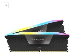 Memoria Corsair Vengeance RGB DDR5 6400MHz 64GB 2x32GB CL32 Negra por 245.99€