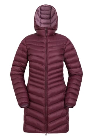 Earn Mountain Warehouse women's padded long jacket sold at eBay for £29.99