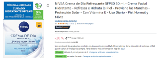 3 Unidades de NIVEA Crema de Día Refrescante SFP30 50 ml - Crema Facial Hidratante - Refresca e Hidrata la Piel - Previene las Manchas - Protección Solar - Con Vitamina E - Uso Diario - Piel Normal y Mixta