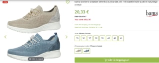 Bama Sneakers voor € 20,33 bij Outlet46
