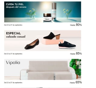 Recopilación nuevas ofertas desde Primereti hasta 85% en descuentos