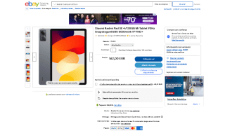 Xiaomi Redmi Pad SE 4GB 128GB versión global por 129,60€