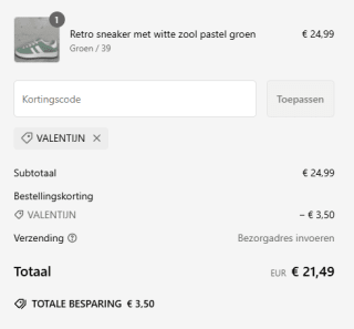 14% korting op alles bij Goedkopeschoenen