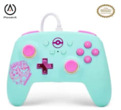 Mando con cable PowerA Pokémon para Nintendo Switch por 14,90€ (11,77) ahorro del IVA)