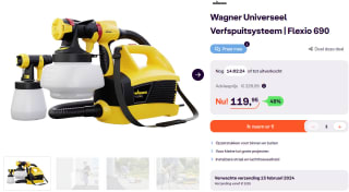 Wagner Universeel Verfspuitsysteem Flexio 690 voor €119,95